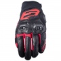 Motorcycle Gloves Five SF3 Black Red