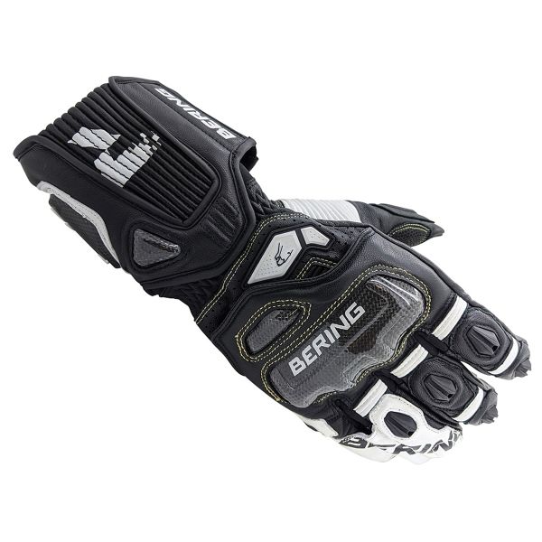 Motorcycle Gloves Bering Shoot-R Black White