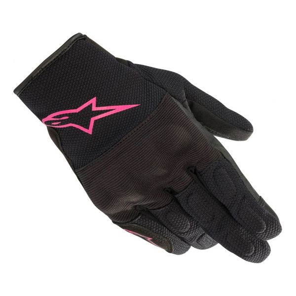 Motorcycle Gloves Alpinestars Stella S Max Drystar Black Fuchsia