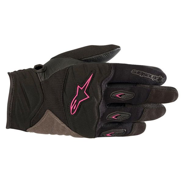 Motorcycle Gloves Alpinestars Stella Shore Black Fuchsia