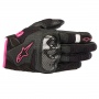 Motorcycle Gloves Alpinestars Stella SMX-1 Air V2 Black Fuchsia