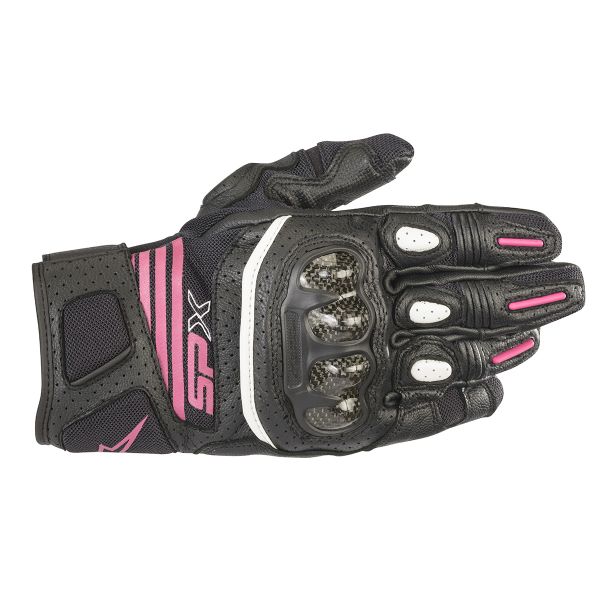 Motorcycle Gloves Alpinestars Stella SP X Air Carbon V2 Black Fuchsia