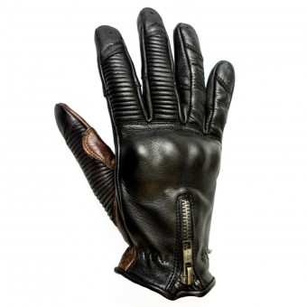 Motorcycle Gloves Helstons Tank Woman Black Camel