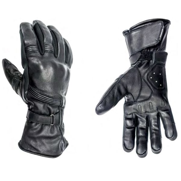 Motorcycle Gloves Helstons Titanium Black