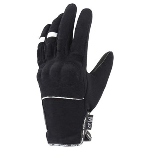 Motorcycle Gloves Motomod TS01 Black White