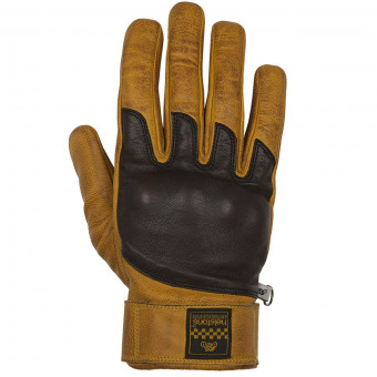 Motorcycle Gloves Helstons Wolf Summer Gold Brown