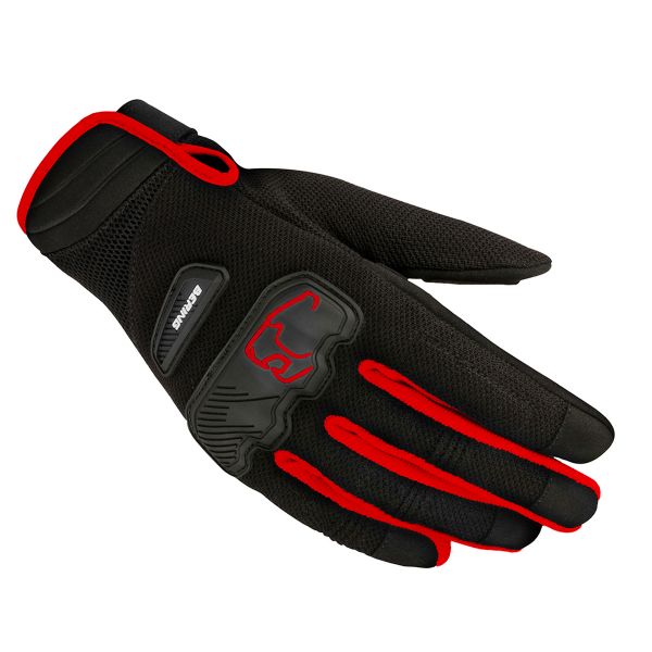Motorcycle Gloves Bering York Black Red Motorcycle Gloves Bering York Black Red