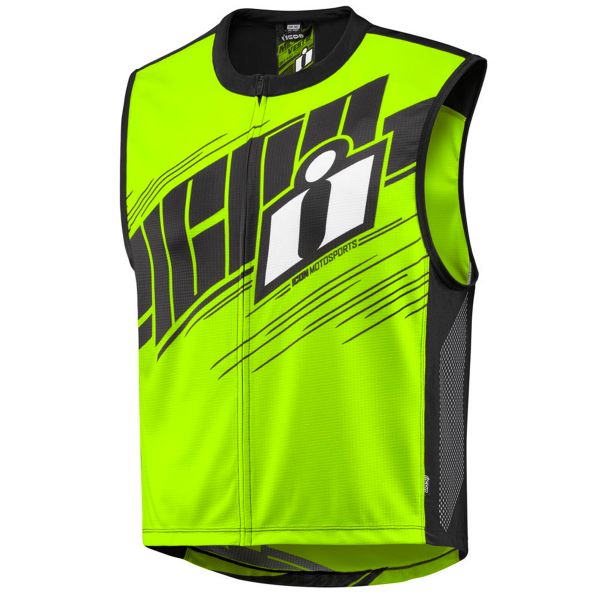 Motorcycle Vests ICON Mil-Spec 2 Vest Hi-Viz Yellow