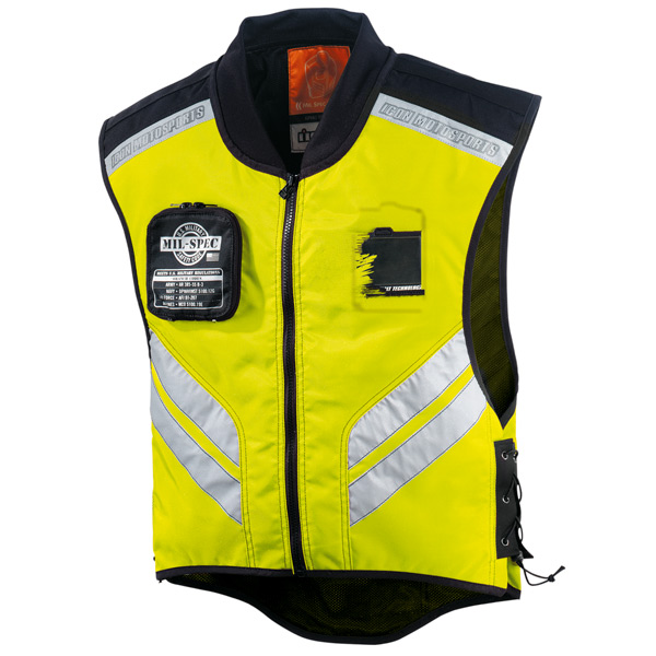 Motorcycle Vests ICON Mil-Spec Mesh Yellow