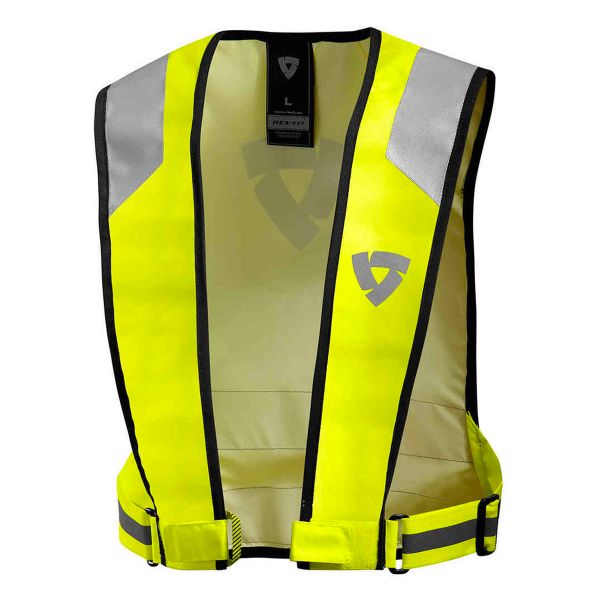 Motorcycle Vests REV'IT Waistcoat Connector Neon Yellow