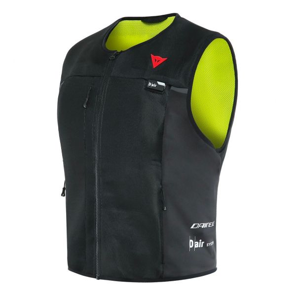 Motorcycle Vests Dainese Smart Jacket Airbag Black Fluo Yellow Motorcycle Vests Dainese Smart Jacket Airbag Black Fluo Yellow