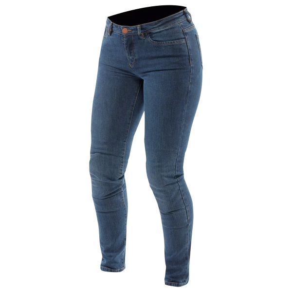 Jeans Dainese 5-Pocket Denim Slim Pants Plus Woman Blue