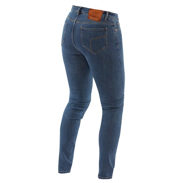 Dainese 5-Pocket Denim Slim Pants Plus Woman Blue