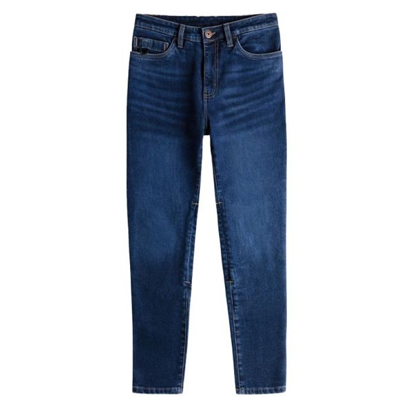 Jeans Knox Women Colton Skinny Short Stone Wash Indigo
