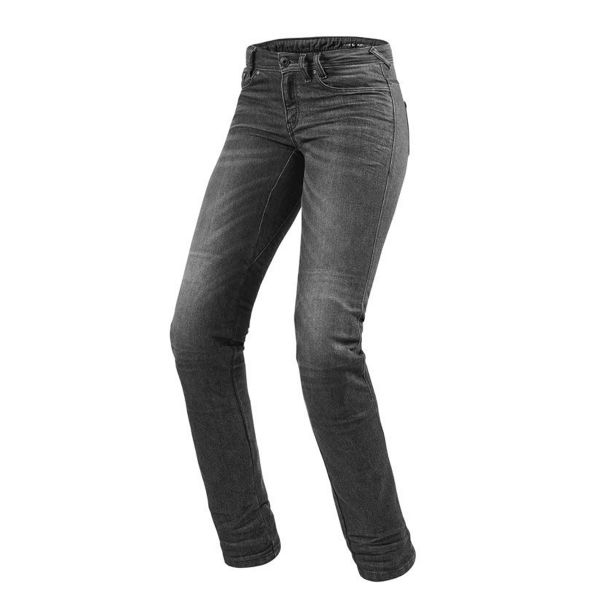 Jeans REV'IT Madison 2 Ladies Dark Grey Faded