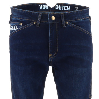 Von Dutch Carter Denim Stretch Blue Raw