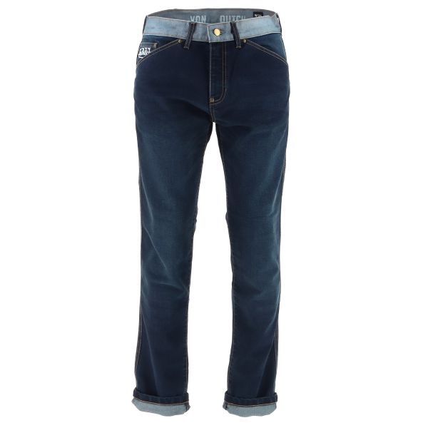 Jeans Von Dutch Eden Denim Stretch Blue Dirty