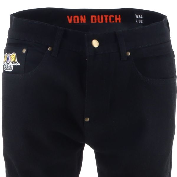 Von Dutch Mustang Denim Stretch Black