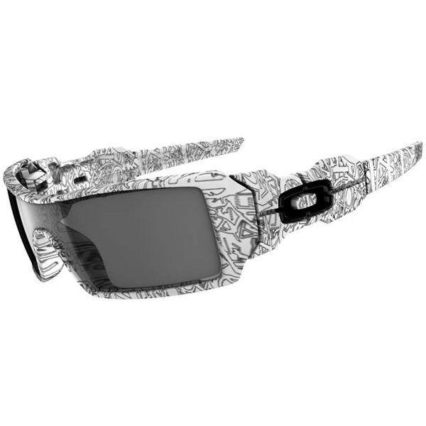 Sunglasses  Oakley Oil Rig White Text Print Paint