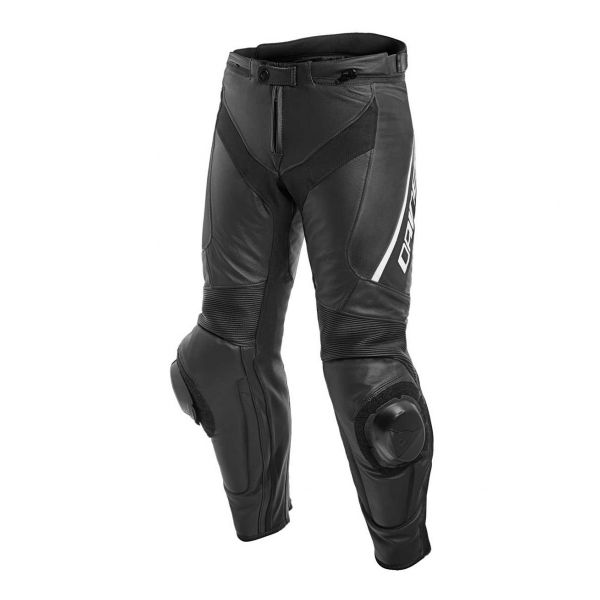 Motorcycle Trousers Dainese Delta 3 Perforated Black White