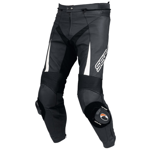 Motorcycle Trousers Segura S Race 3 Black White