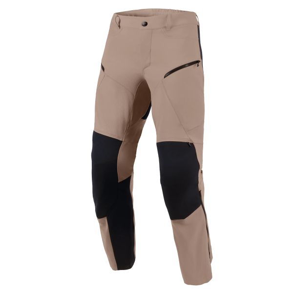 Motorcycle Trousers Alpinestars Explore Ast Pants Walnut Black