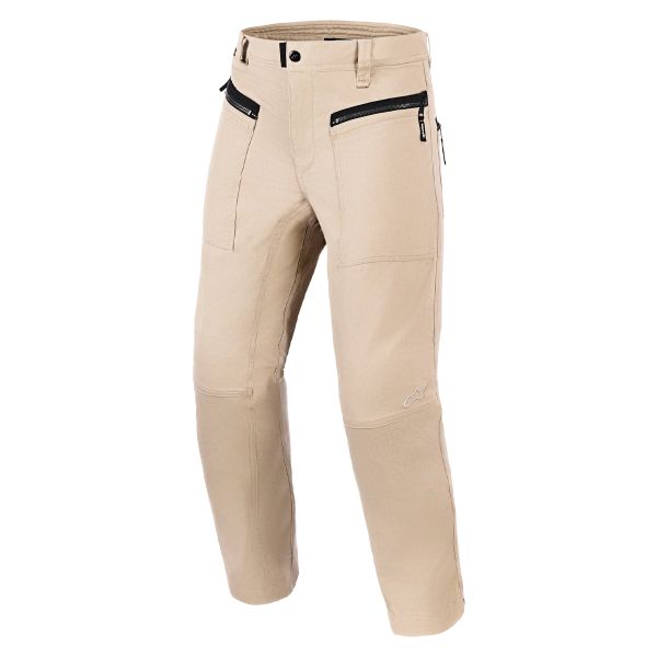 Motorcycle Trousers Alpinestars Flex-Ast Canvas Aluminium