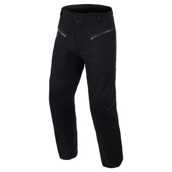 Motorcycle Trousers Alpinestars Flex-Ast Canvas Black