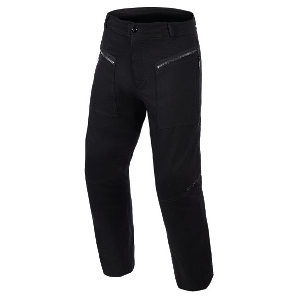 Motorcycle Trousers Alpinestars Flex-Ast Canvas Black
