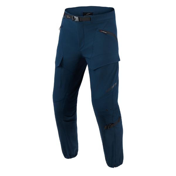 Motorcycle Trousers Alpinestars Juggernaut V2 Riding Night Navy