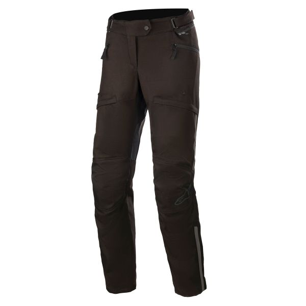Motorcycle Trousers Alpinestars Stella AST-1 V2 Waterproof Pants Black Black