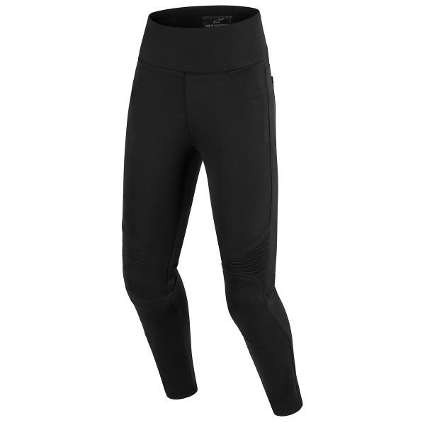 Motorcycle Trousers Alpinestars Stella Flex-Ast Leggings Black