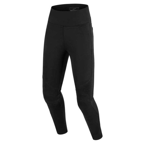 Motorcycle Trousers Alpinestars Stella Flex-Ast Leggings Short Black