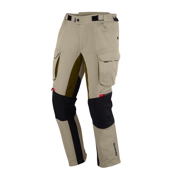 Motorcycle Trousers Bering Freeway Beige Black Pant Motorcycle Trousers Bering Freeway Beige Black Pant