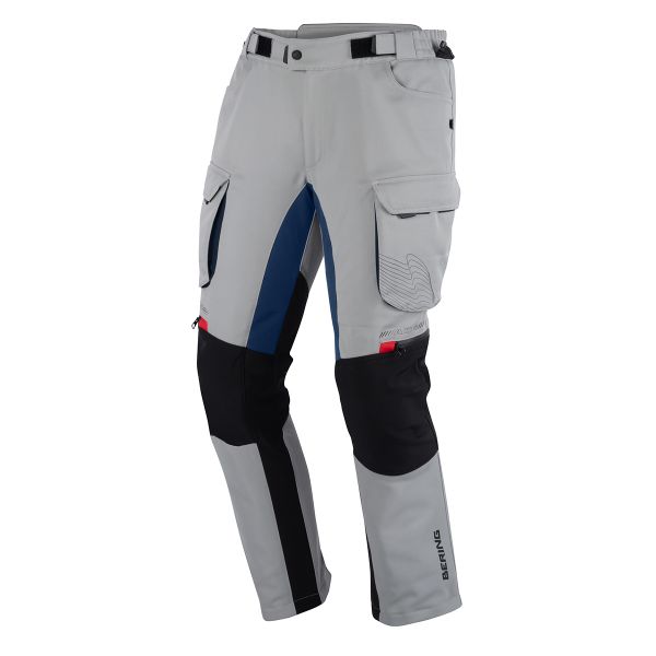 Motorcycle Trousers Bering Freeway Grey Navy Pant