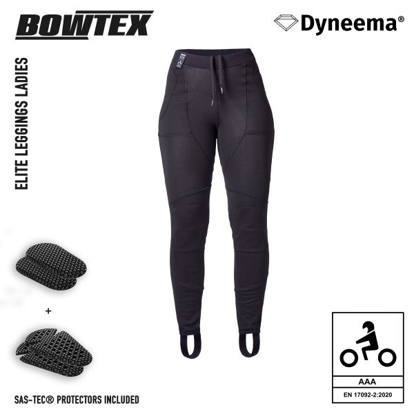 Motorcycle Trousers Bowtex Elite Legging Ladies V2 Black