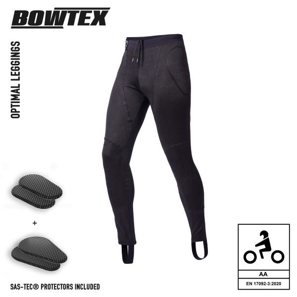 Motorcycle Trousers Bowtex Optimal Legging Black