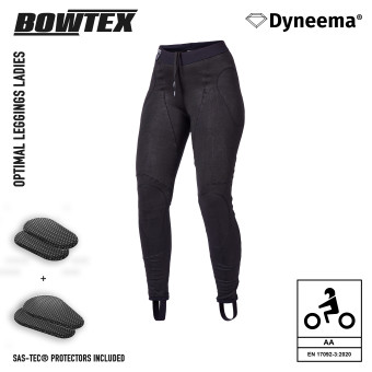 Motorcycle Trousers Bowtex Optimal Legging Ladies Black