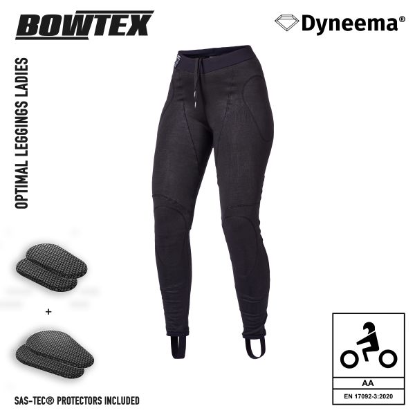 Motorcycle Trousers Bowtex Optimal Legging Ladies Black