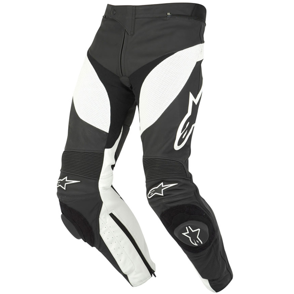 Motorcycle Trousers Alpinestars Track Black White