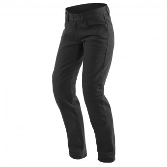 Motorcycle Trousers Dainese Casual Slim Lady Black Pants