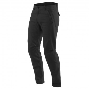 Motorcycle Trousers Dainese Chinos Black Pants