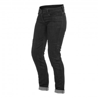 Motorcycle Trousers Dainese Classic Slim Lady Black Pants