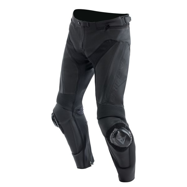 Motorcycle Trousers Dainese Delta 4 Perforated Black Black
