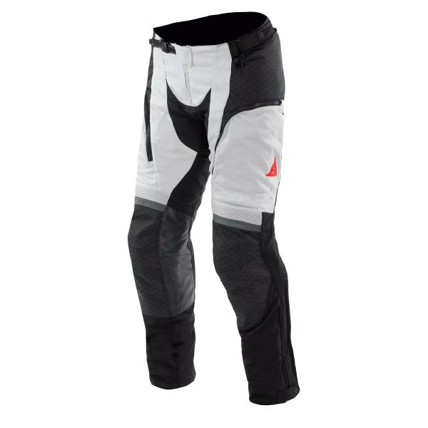 Motorcycle Trousers Dainese Super Adventure Absoluteshell Pants Black Glacier Grey Red