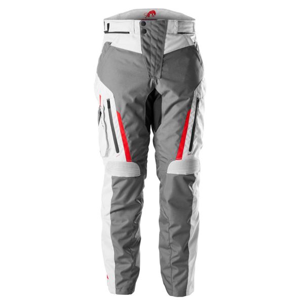 Motorcycle Trousers Furygan Killington Grey Pearl Red