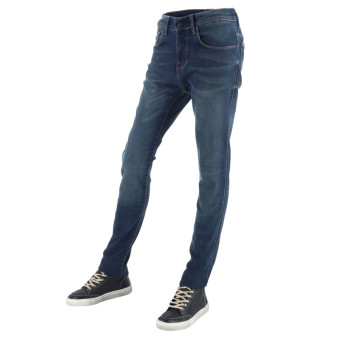 Motorcycle Trousers Helstons Calamity Bleu Dirty Motorcycle Trousers Helstons Calamity Bleu Dirty