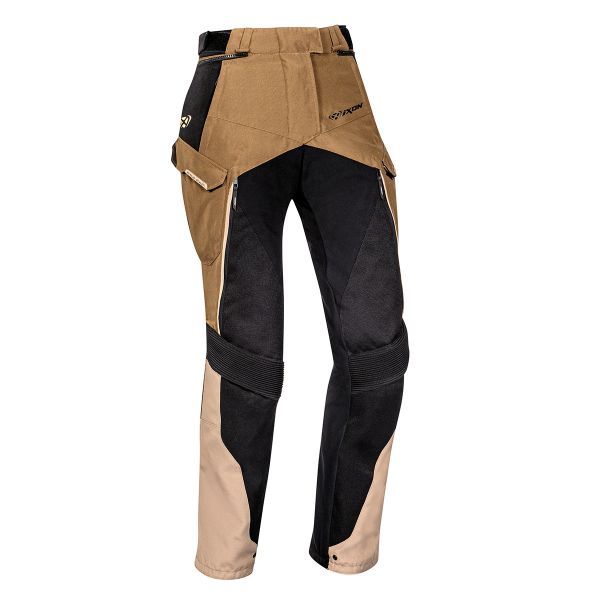 Motorcycle Trousers Ixon Eddas Pant Lady Sand Brown Black Motorcycle Trousers Ixon Eddas Pant Lady Sand Brown Black