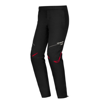 Motorcycle Trousers Ixon Leo Overpant Black White Bright Red