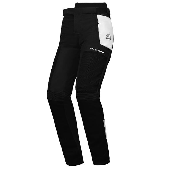 Motorcycle Trousers Ixon M-Njord Lady Pant Light Grey Blue Bright Red